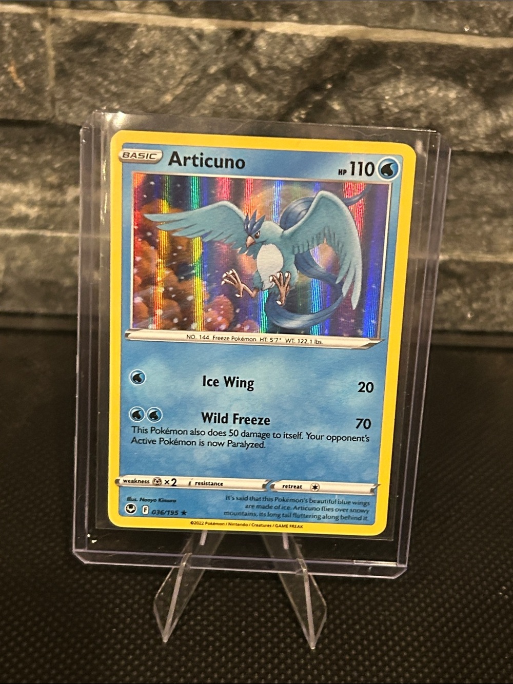 Pokemon Articuno 036/195 Holo Rare from the Silver Tempest Set M/NM